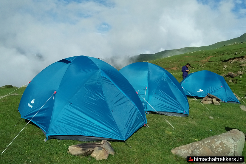 camping at prashar lake