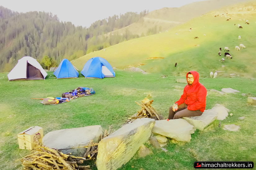 camping at prashar