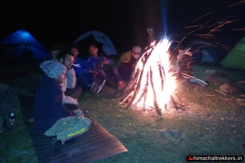 bonfire at prashar lake